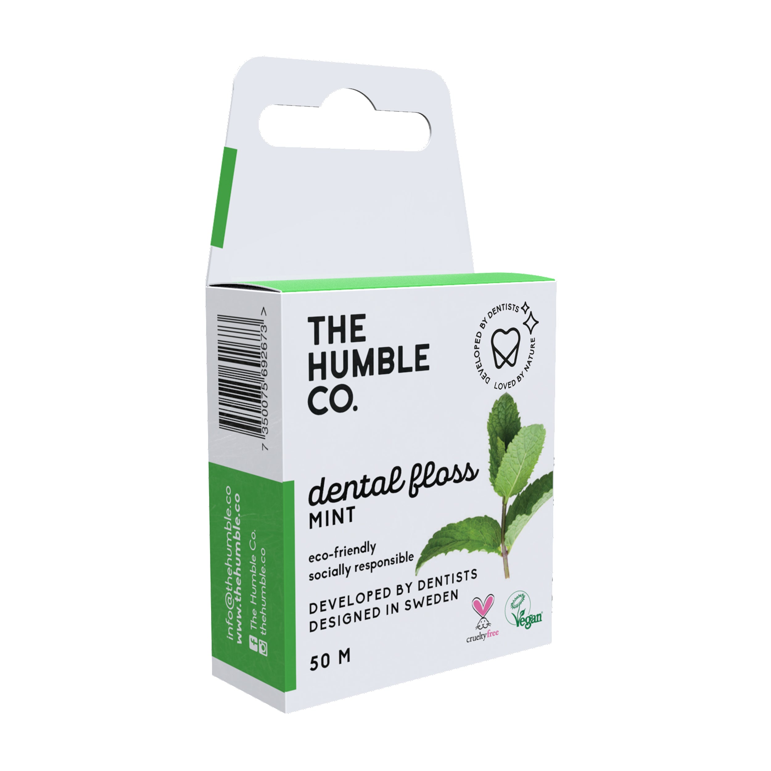 Tannþráður með mintubragði 50m Fresh Mint