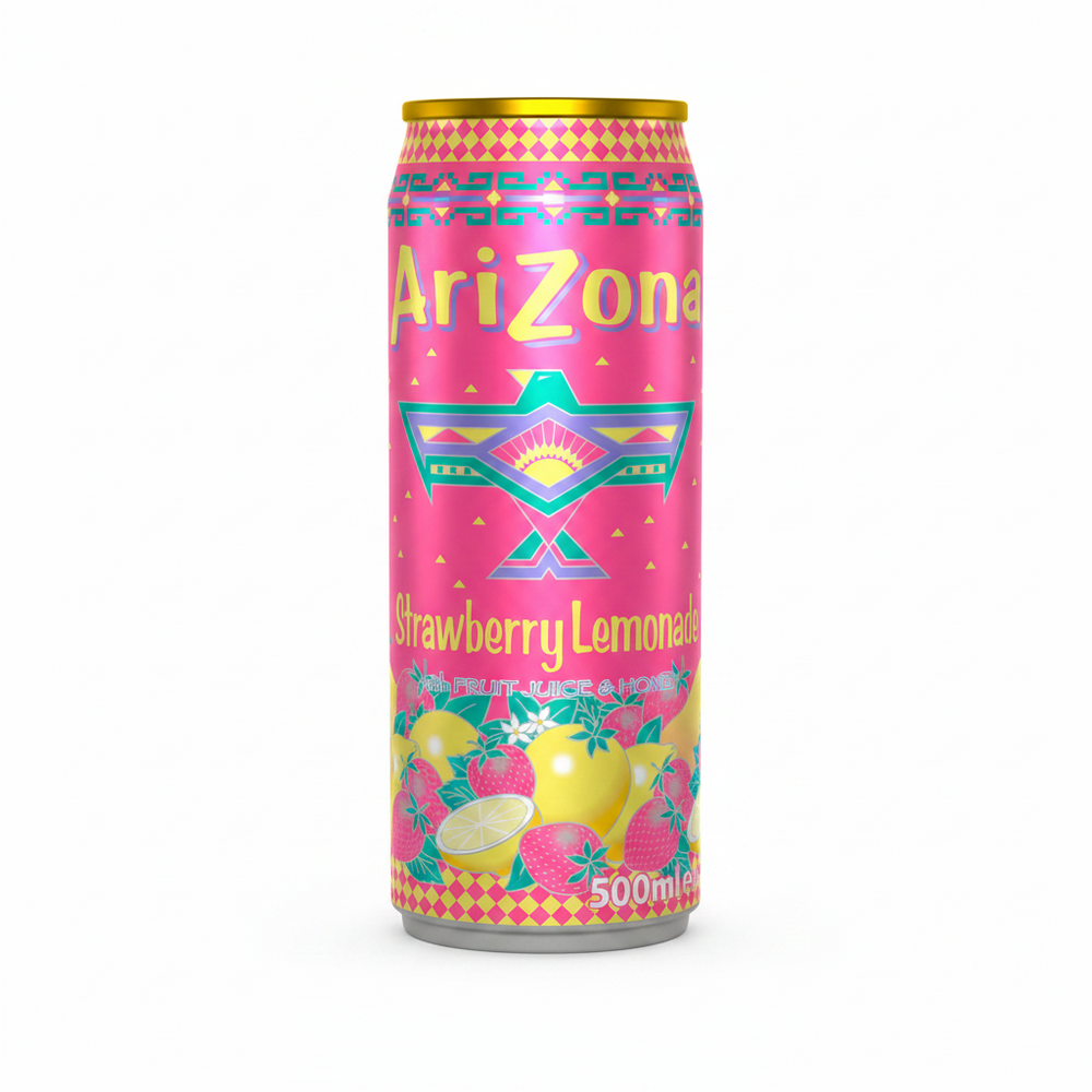 Arizona Strawberry Lemonade Dós 500ml