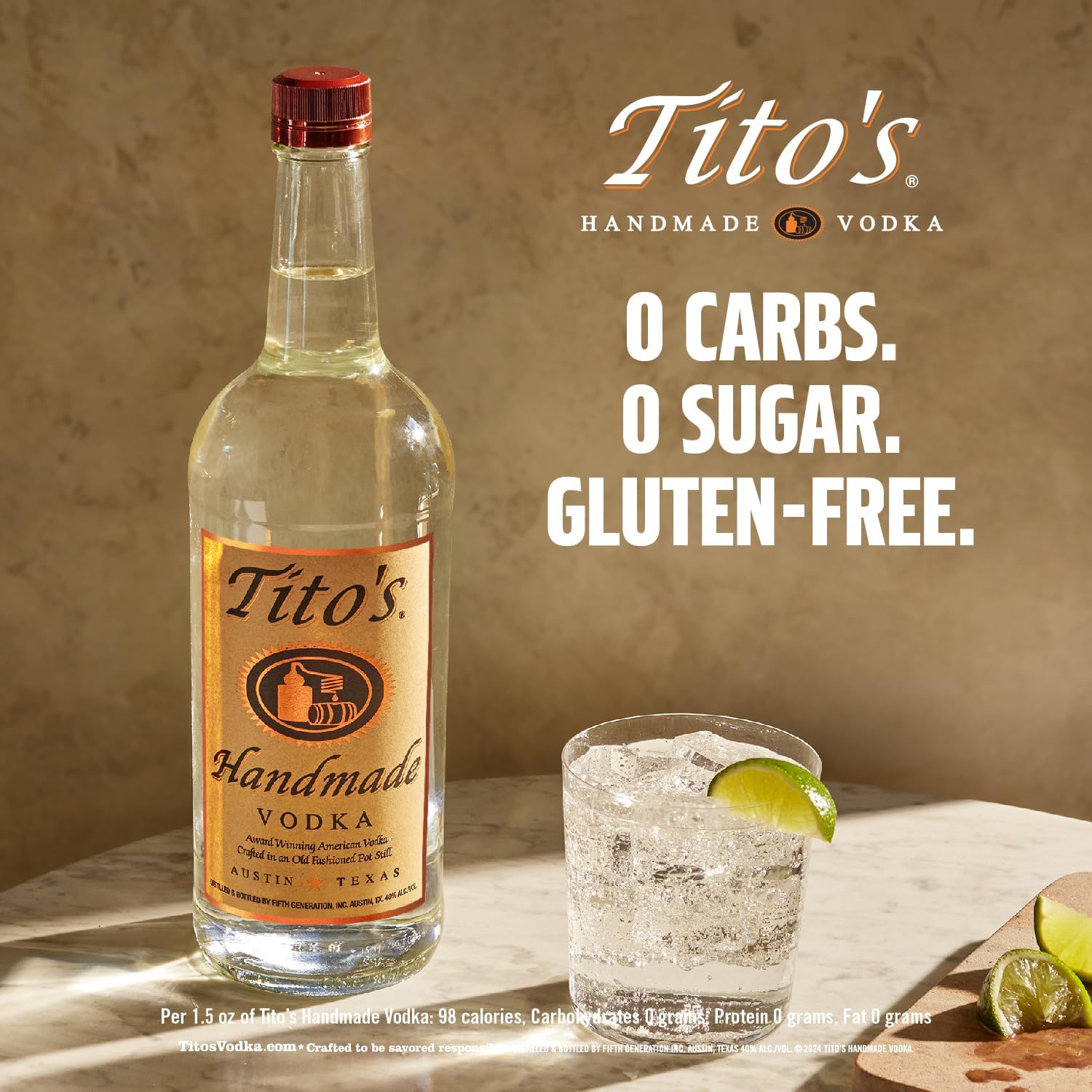 Tito's Handmade Vodka 1ltr