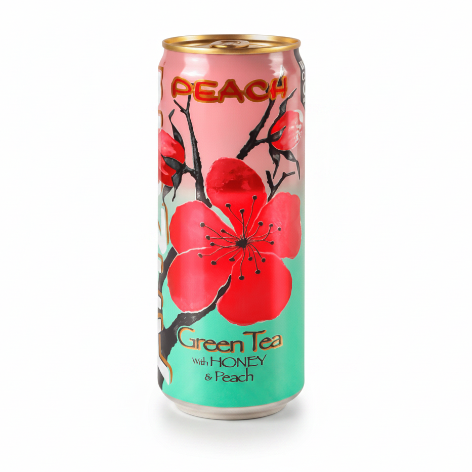 Arizona Green Tea Peach Dós 330ml