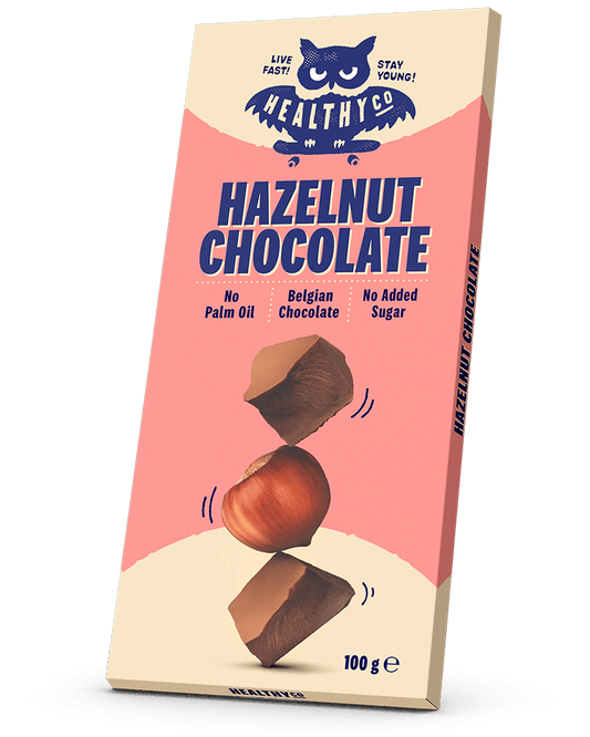 HealthyCo úrvals Heslihnetusúkkulaði