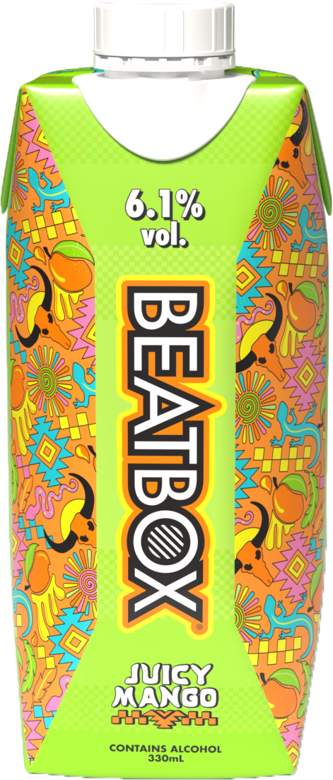 BEATBOX Juicy Mango 330ml (Væntanlegt 2026)