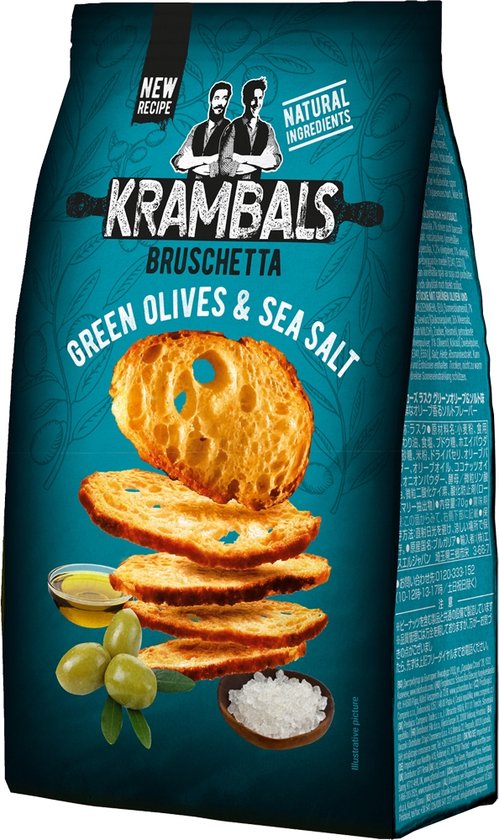Krambals Green Olives & Sea Salt