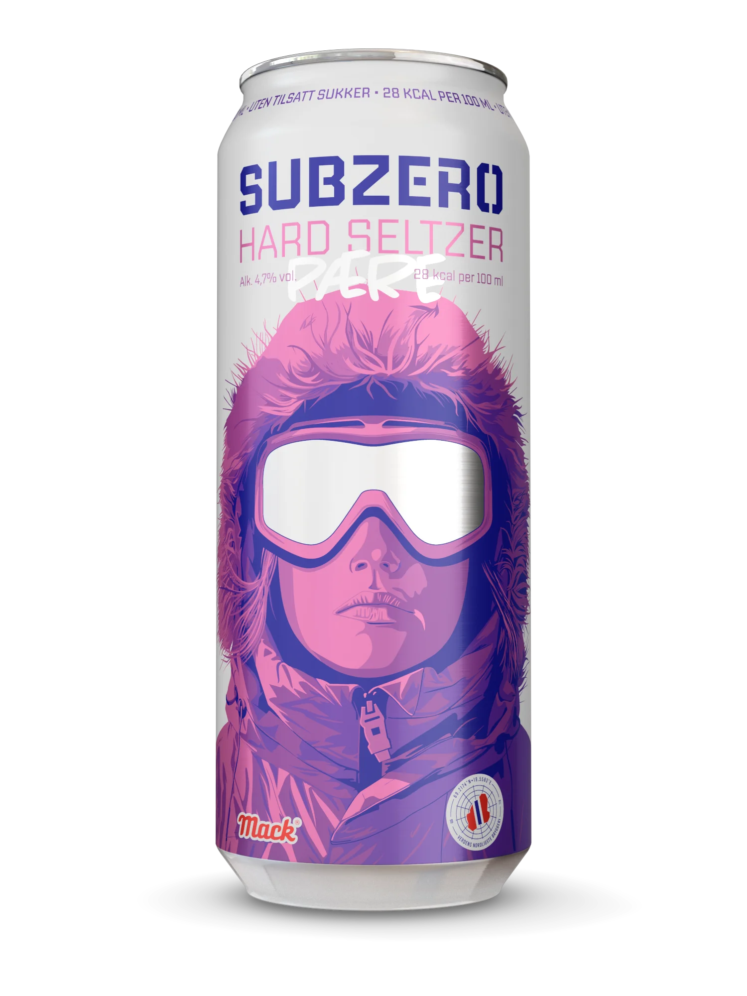 Subzero Hard Seltzer Pære 500ml (Væntanlegt 2026)
