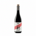 A bottle of Neleman Tempranillo Monastrell red wine with a white and pink label, set against a solid pink background.