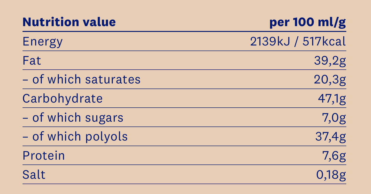 HealthyCo úrvals Heslihnetusúkkulaði