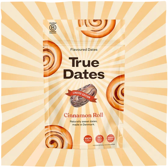TRUE dates Cinnamon Roll