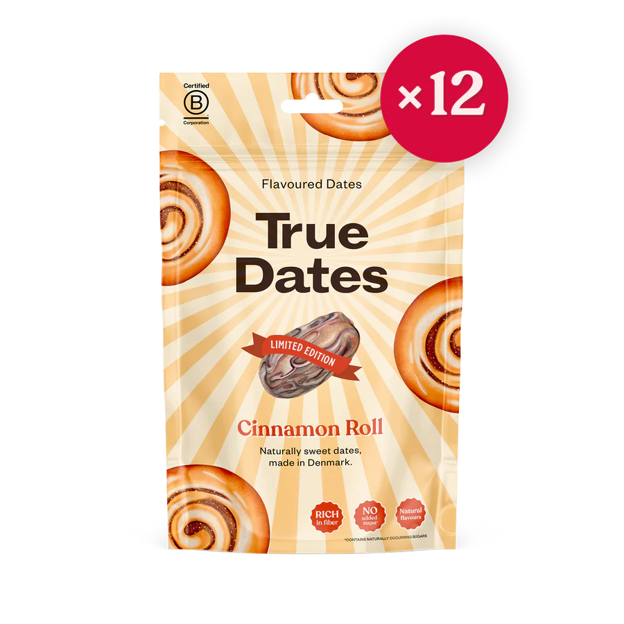 TRUE dates Cinnamon Roll