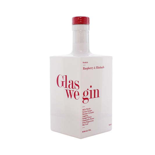 Glas we gin raspberry and rhubarb 700ml