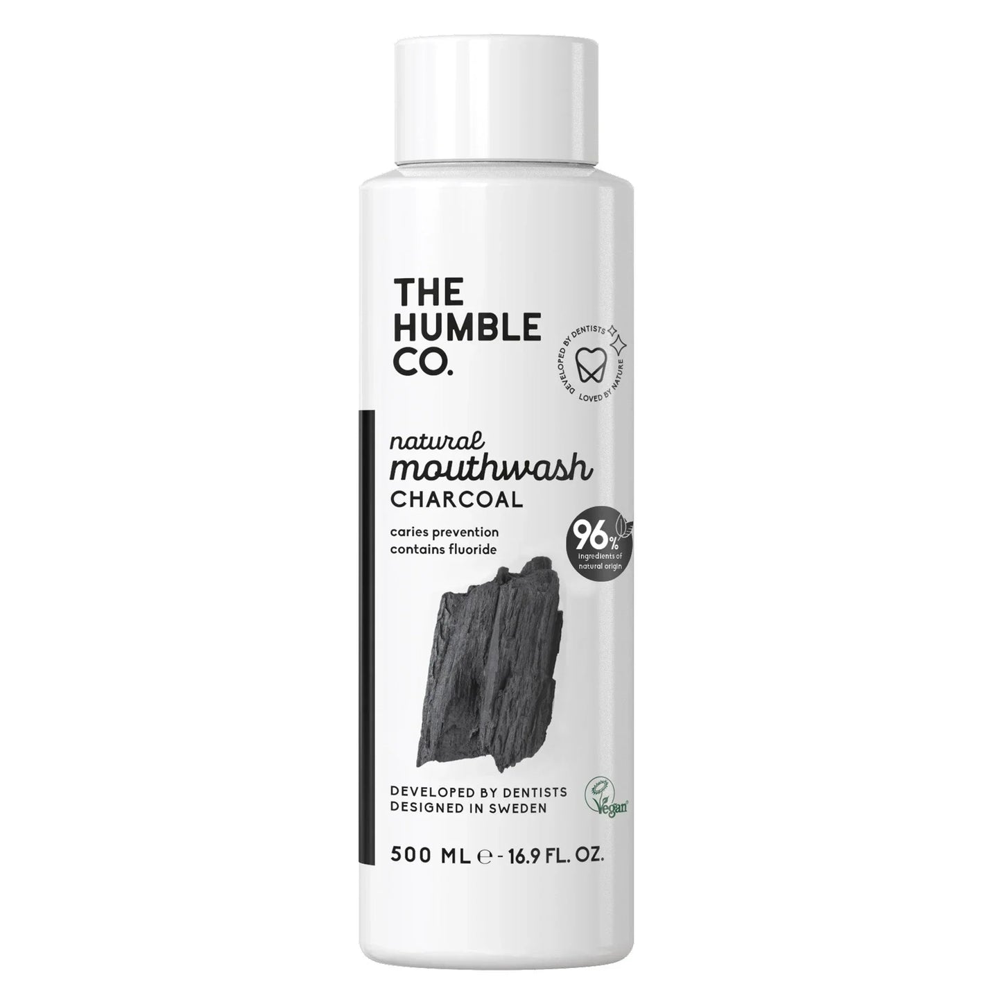 HUMBLE Náttúrulegt Munnskol Kola "Minta-Charcoal"