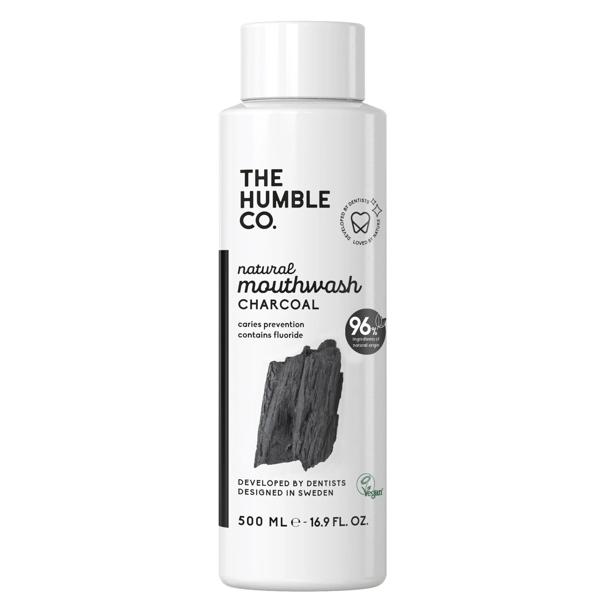 HUMBLE Náttúrulegt Munnskol Kola "Minta-Charcoal"