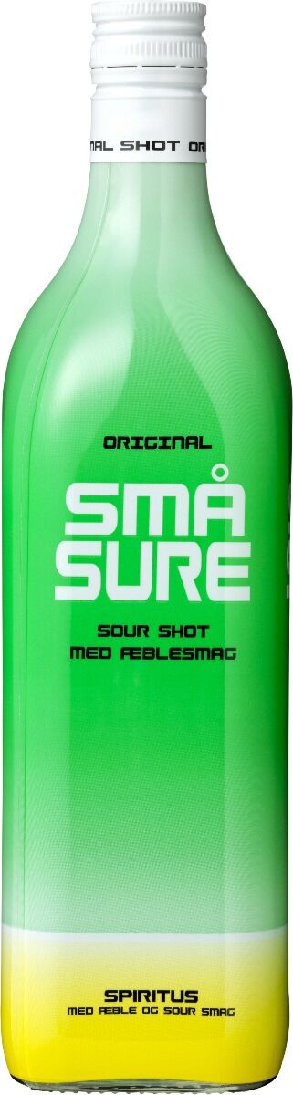 Smá Sure Æble 700ml Gler