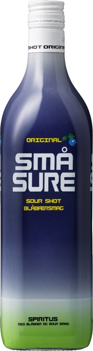 Smá Sure Bláberja 700ml Gler
