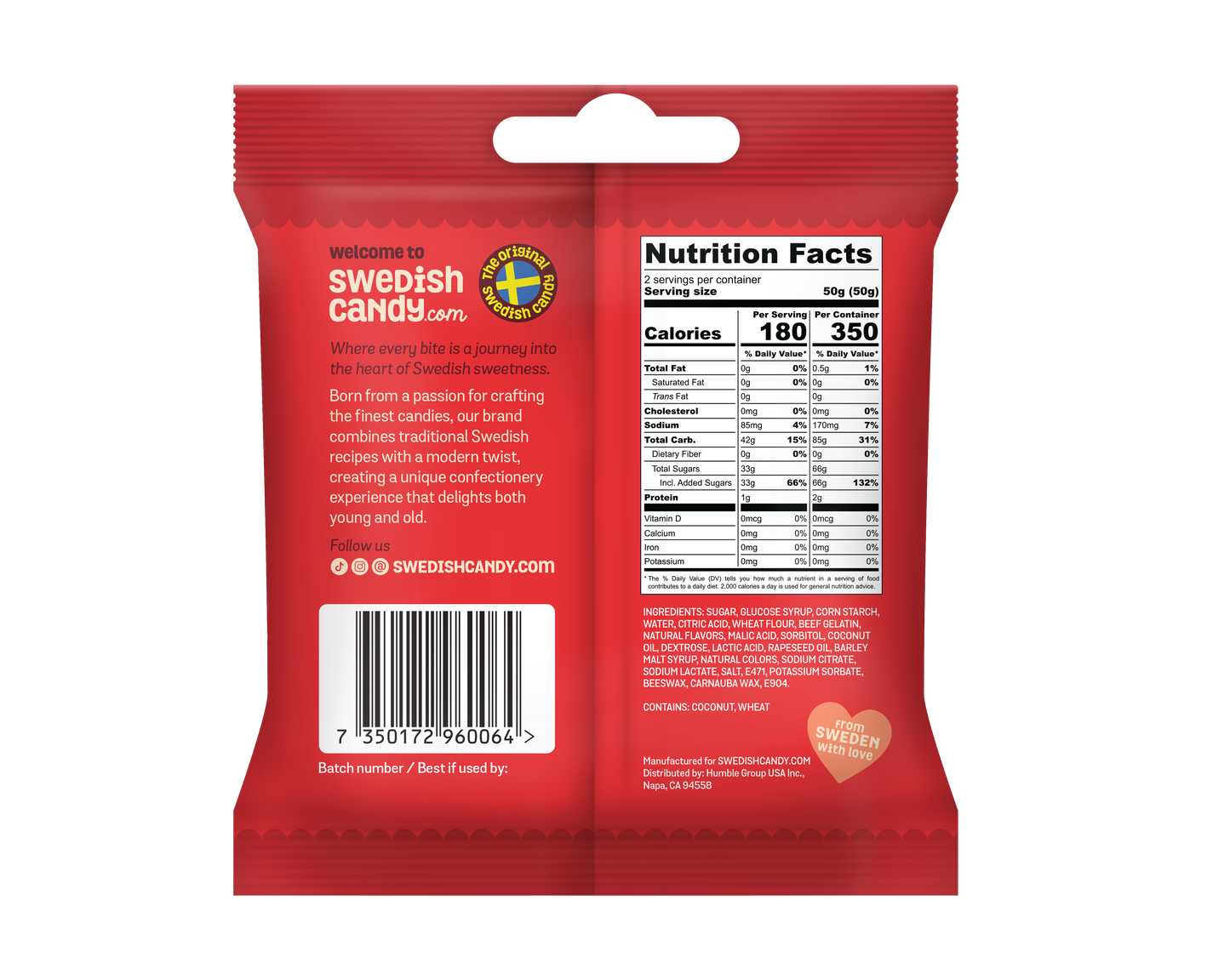 Swedish Candy - Cola - 100g