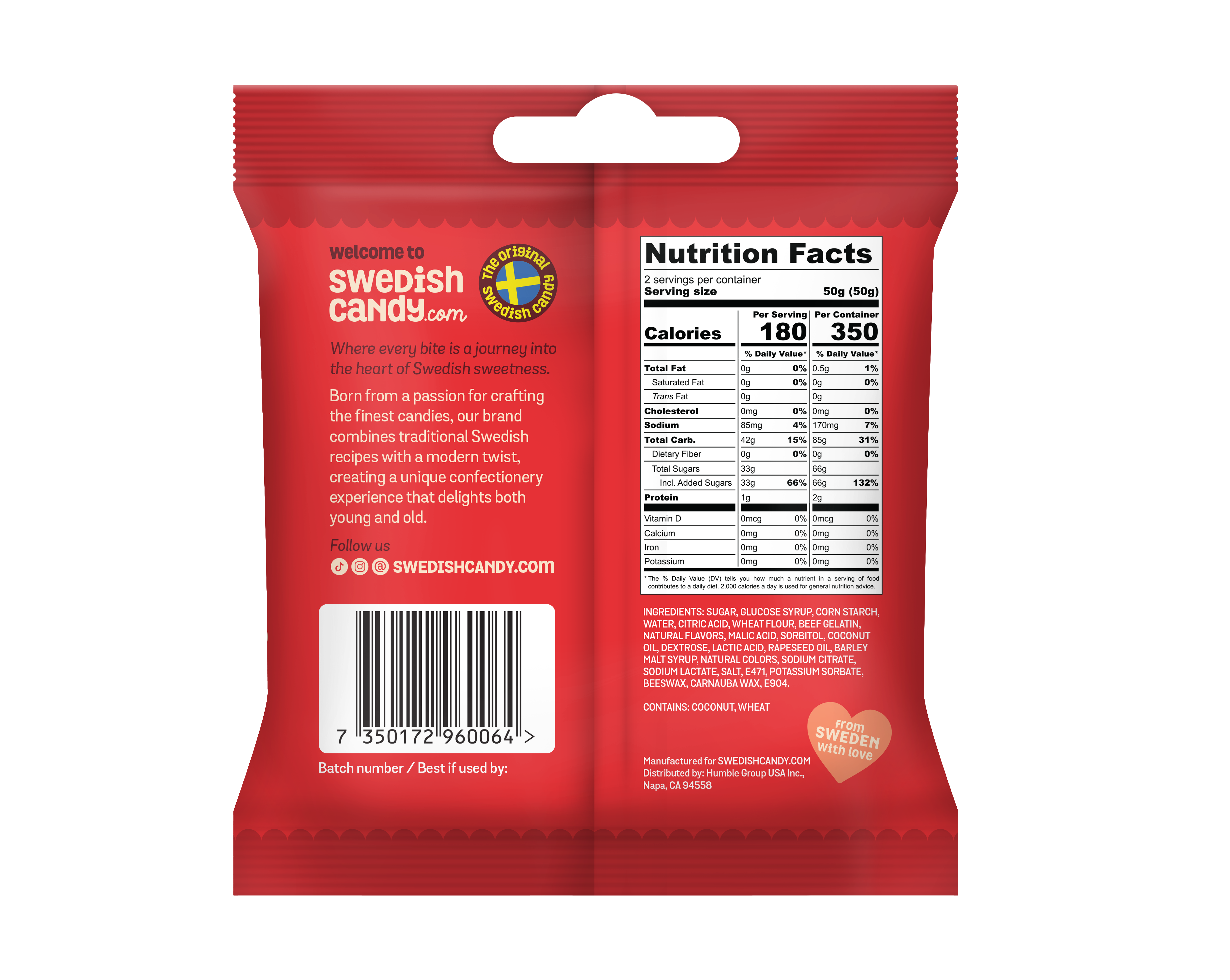 Swedish Candy - Cola - 100g