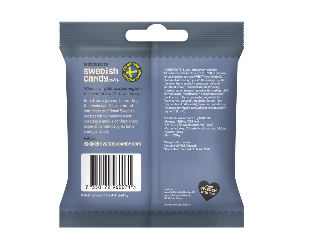 Swedish Candy - Salty - 100g
