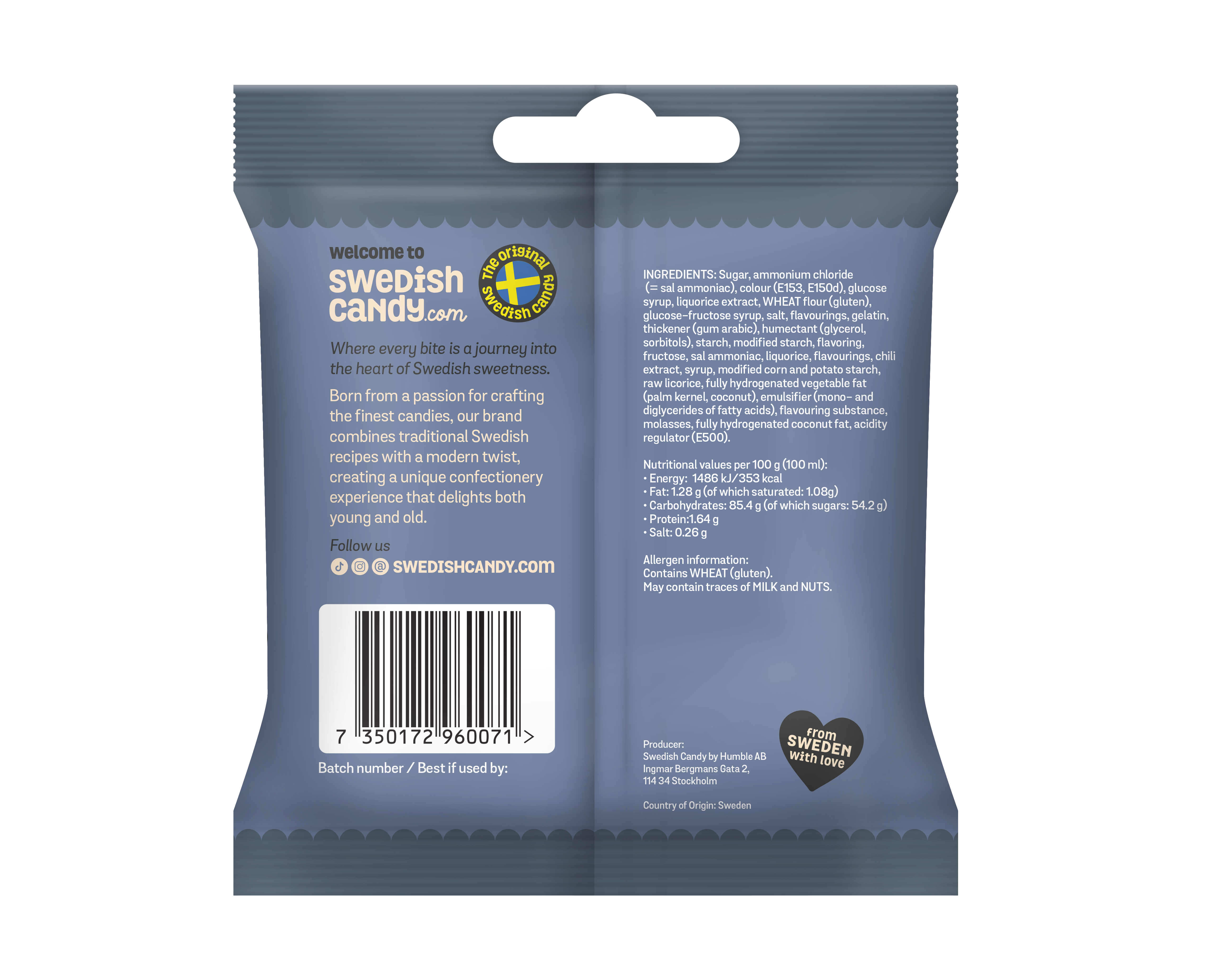 Swedish Candy - Salty - 100g