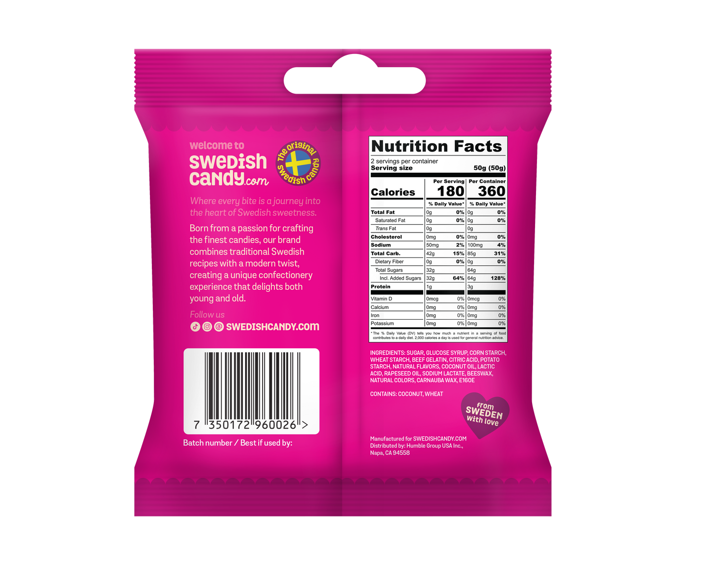 Swedish Candy - Sweet- 100g