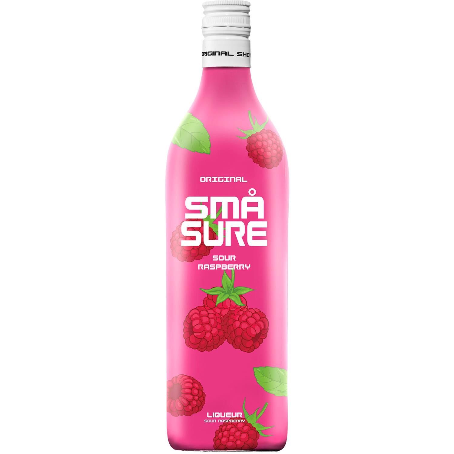 Smá Sure Rasberry 1000ml Gler